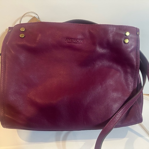 Vince Camuto Rich Purple Leather Bag - Picture 1 of 3